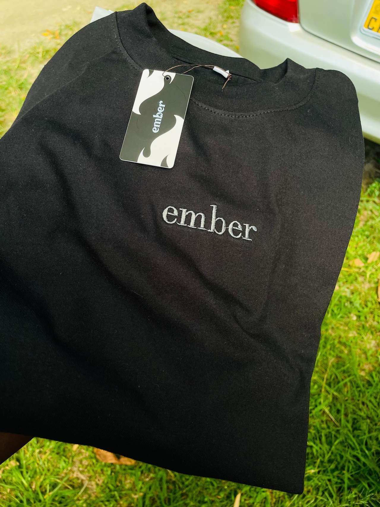 Onyx Black Plain Tee